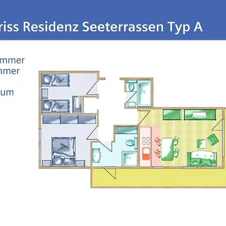 Residenz Seeterrassen Fewo9 - Balkon, Seeblick, Sauna Binz